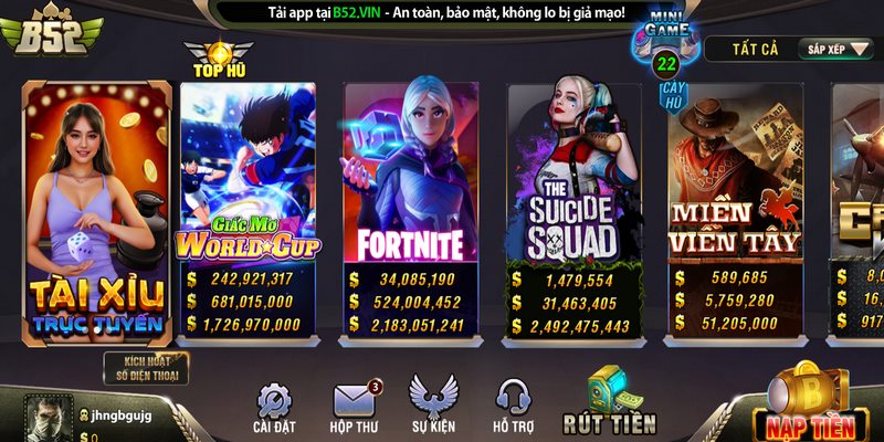 Slots game b52 mang đến những câu chuyện hay