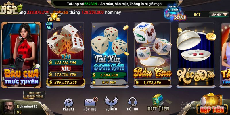 Mini Game b52 có sức hấp dẫn như thế nào?