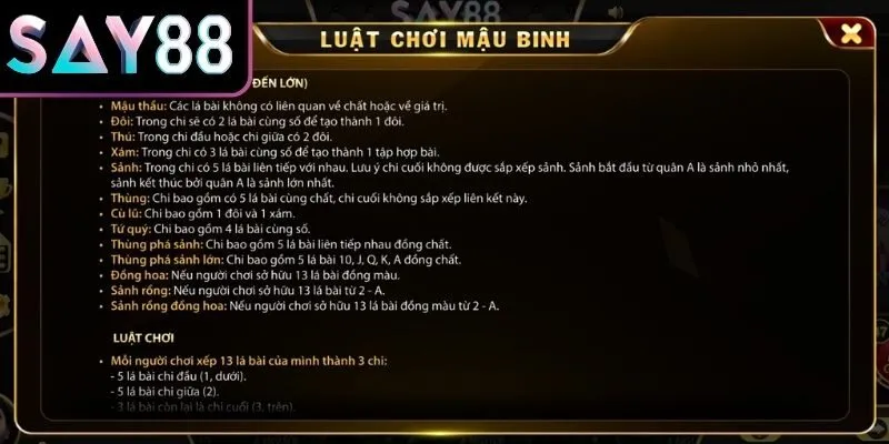 Biết thứ tự sức mạnh các bộ bài giúp tính toán hợp lý